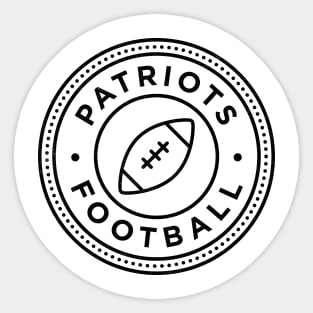 Patriots Football Sticker